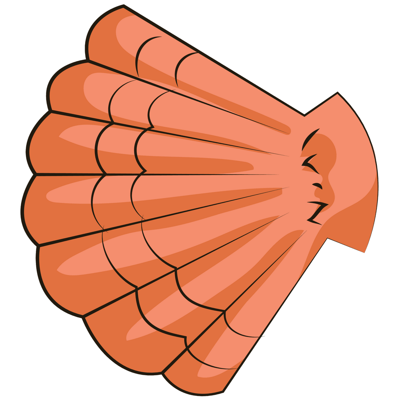 Sea shell vector clipart images 3