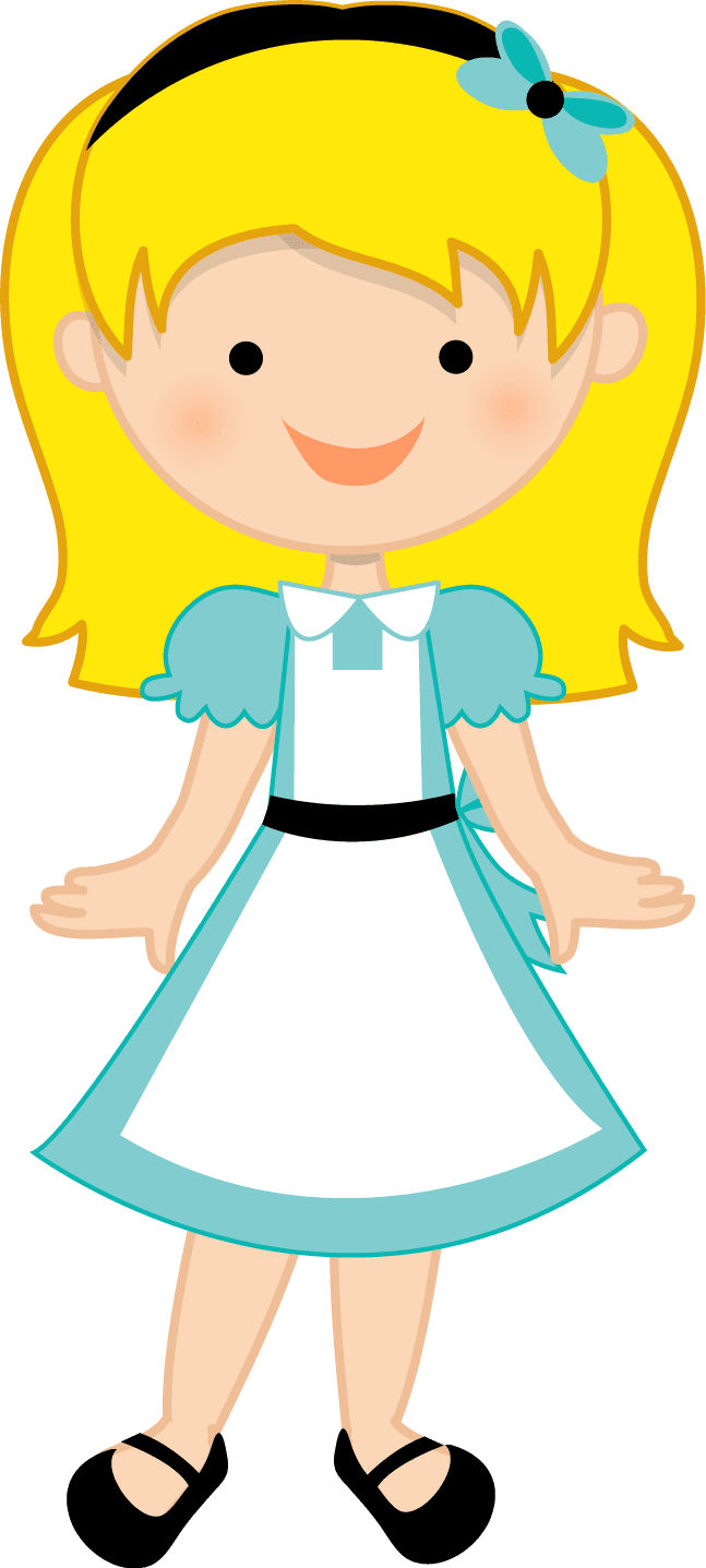 Alice in wonderland babyland clipart transparent