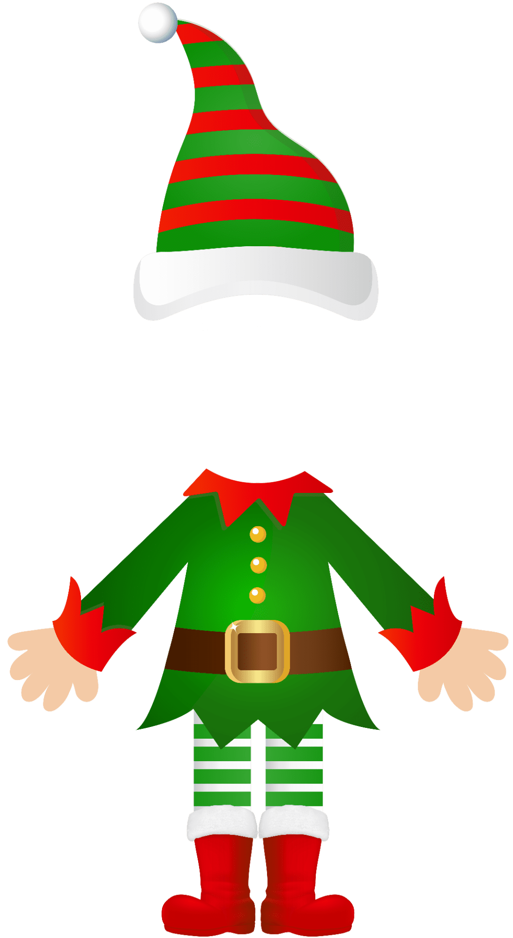 Elf the shelf yourself blank printable template clipart picture