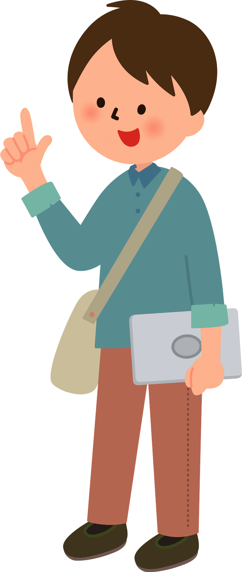 College student vector clipart images 4