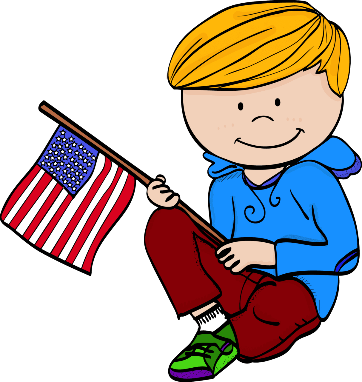 America pin page clipart vector