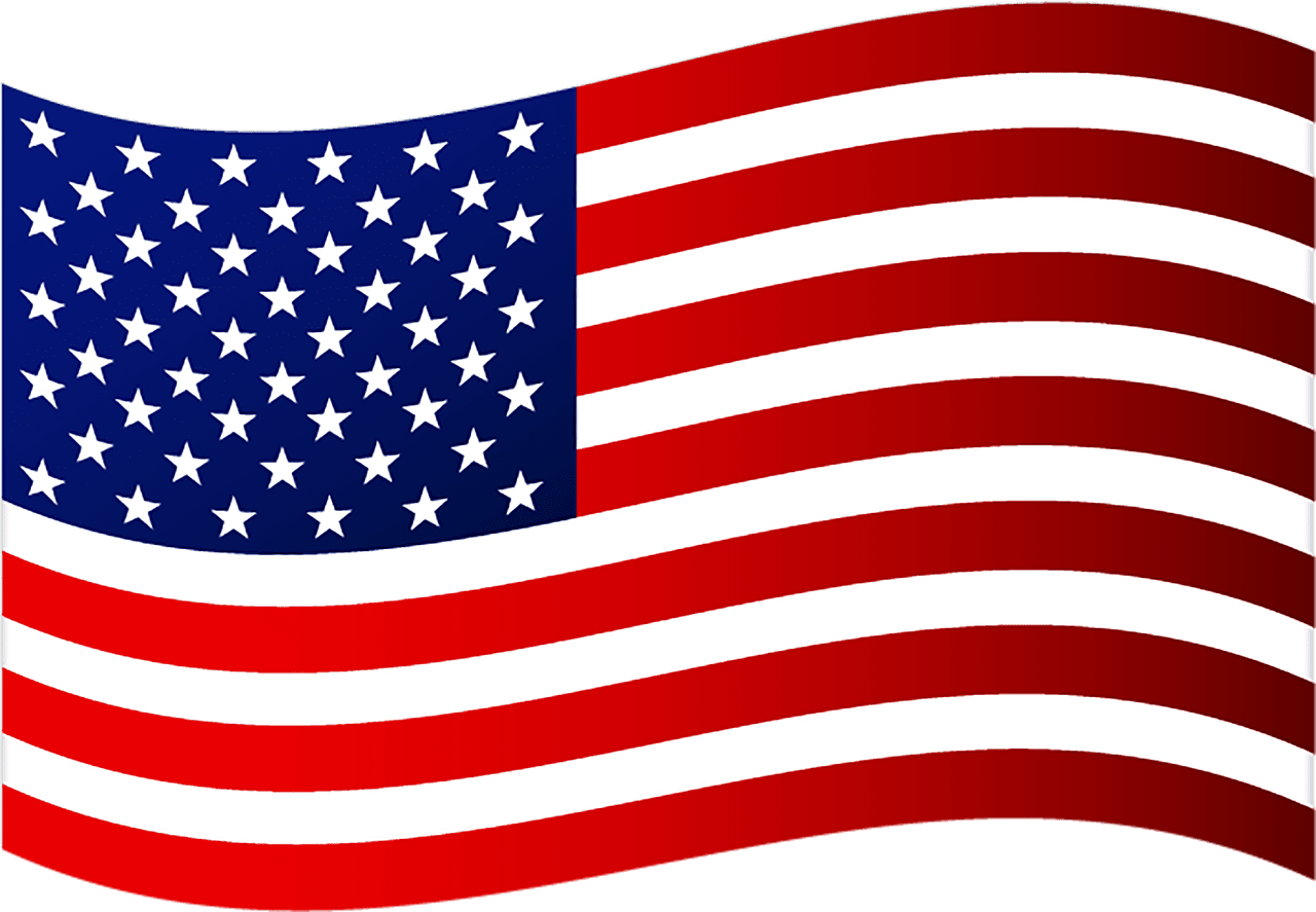 United states flag us american image clipart