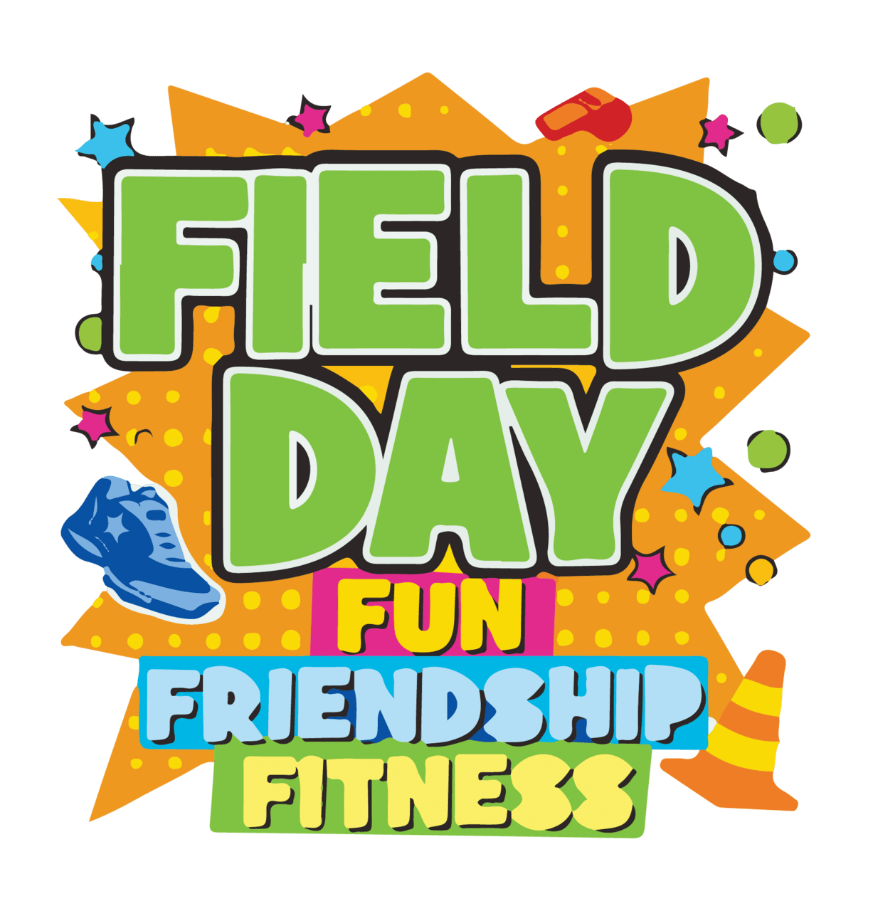 Field day keep your kids movin series mylan park clipart image