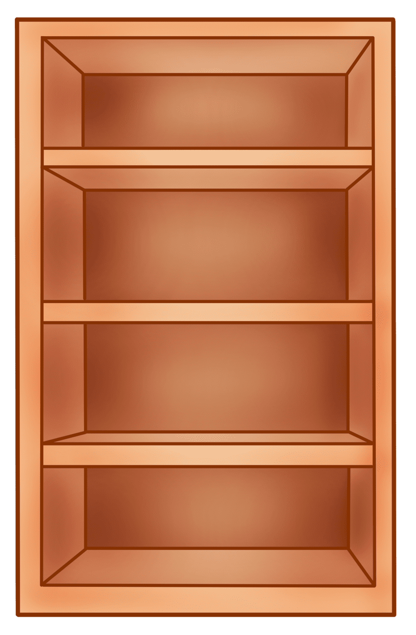 Bookshelf page clipart logo