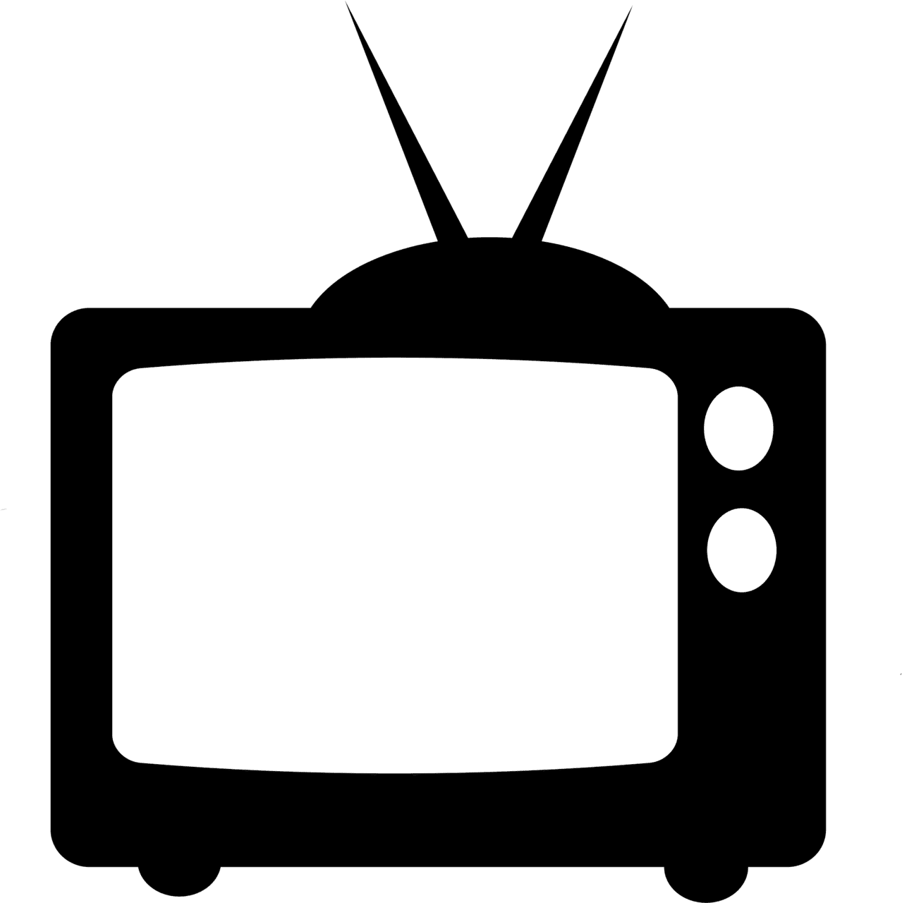 Television raseone tv clipart picture