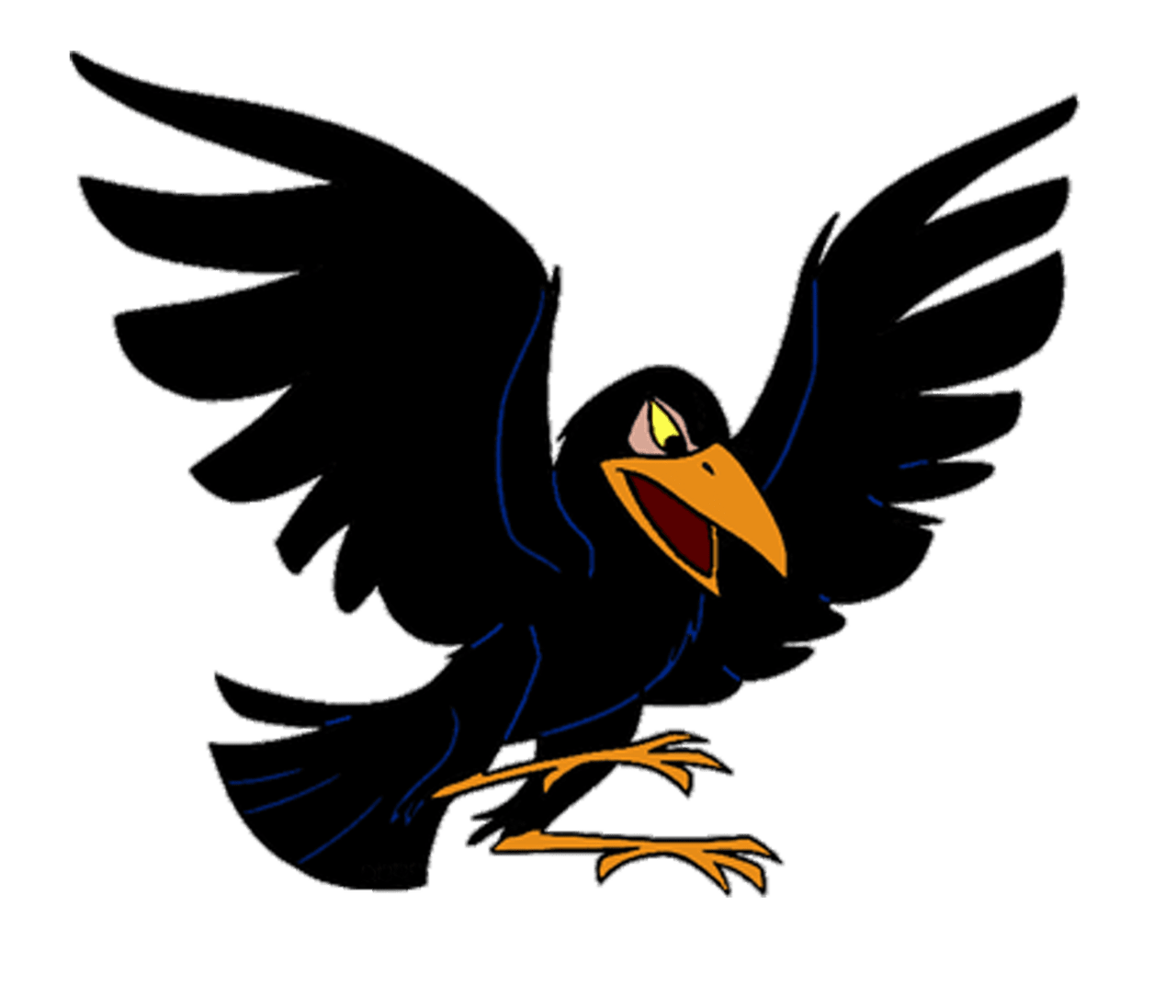 Crow raven clipart transparent