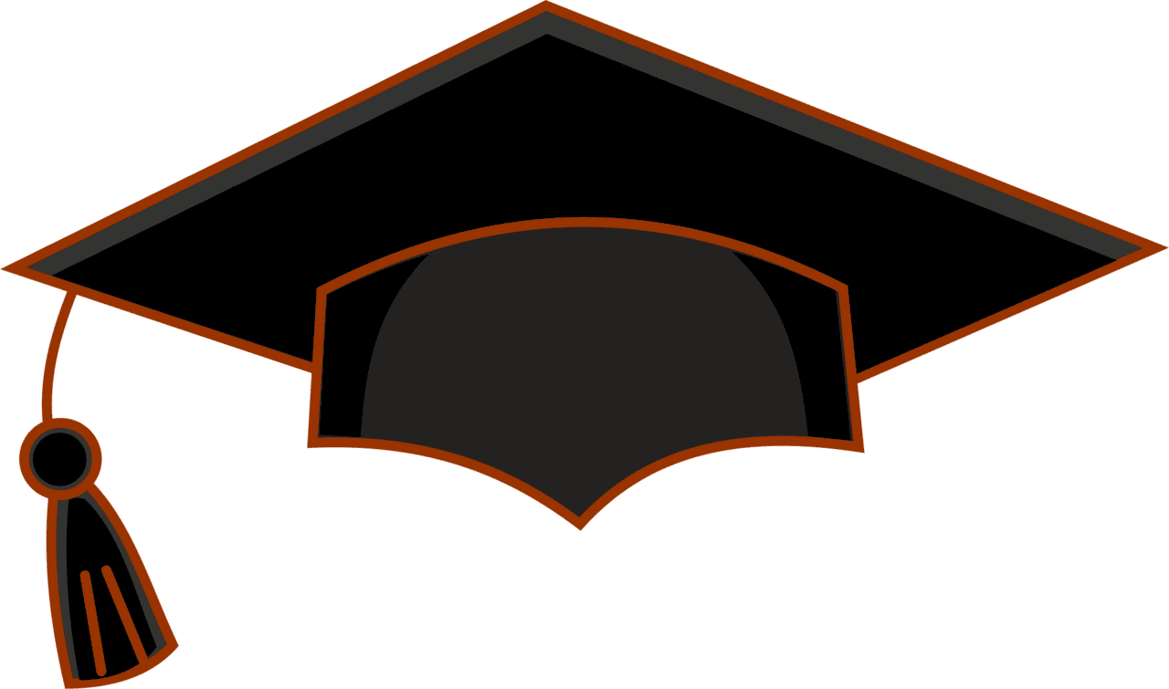 Grad cap pin page clipart free