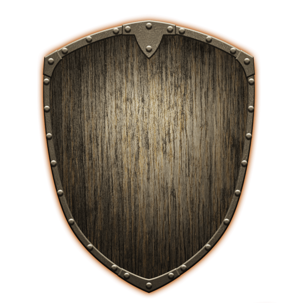 Shield used whenever in melee bat wooden clipart photo