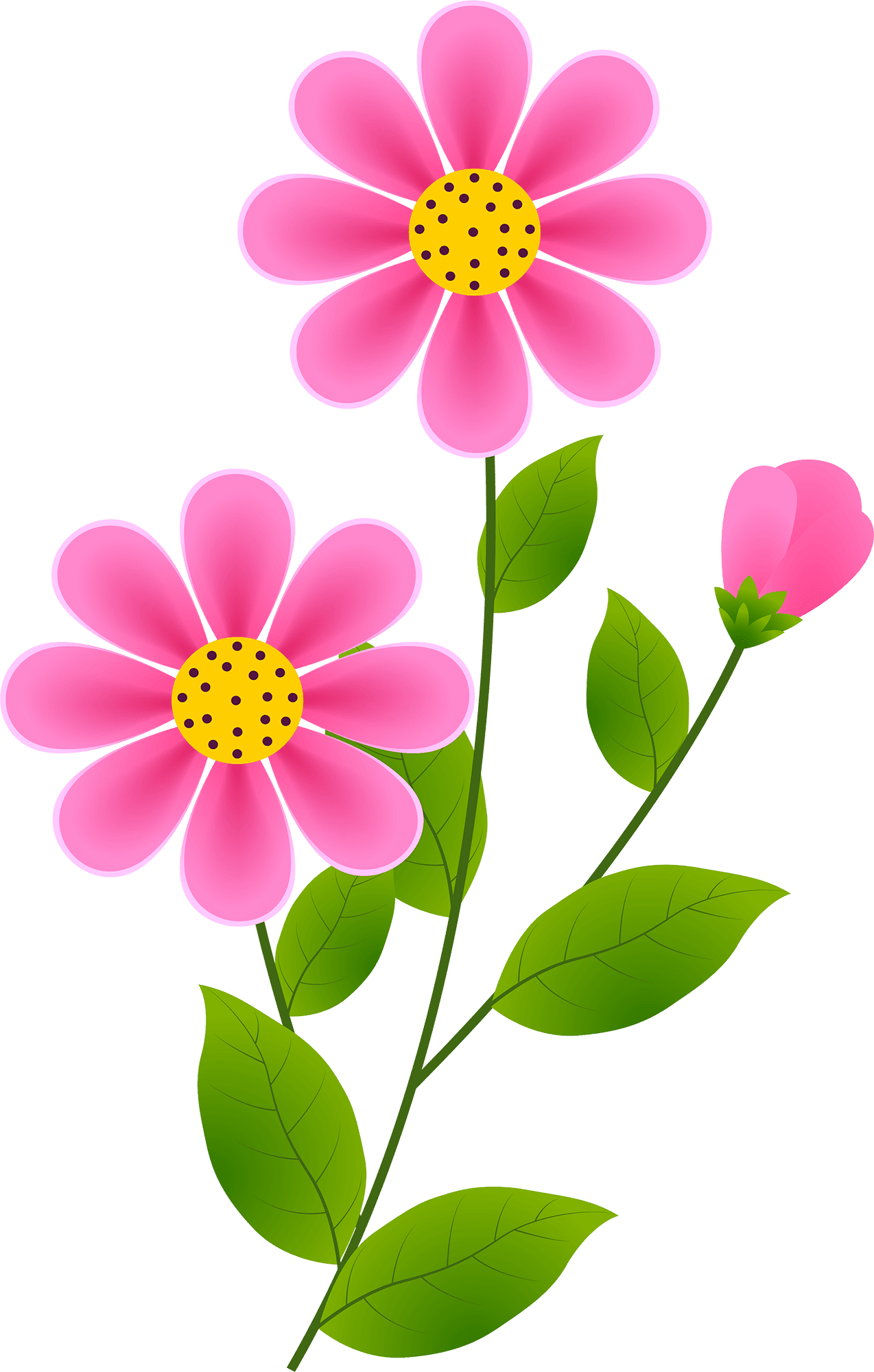 Springtime spring flower vector clipart