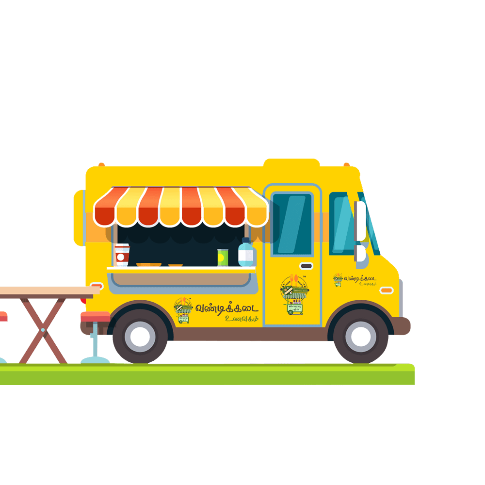 Food truck vandikkadai unavagam clipart photo