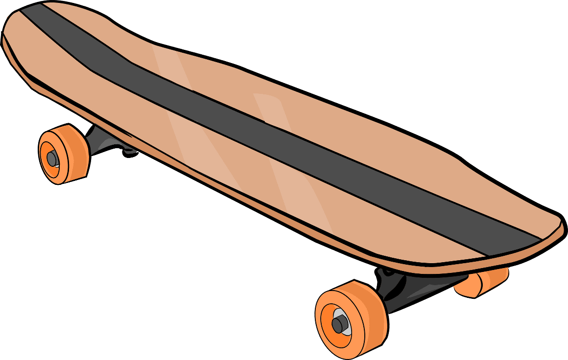 Skateboard image size clipart