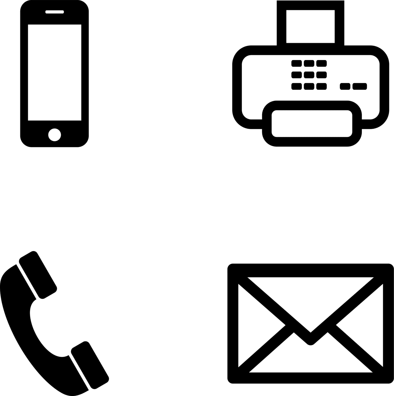 Email logo for signature clipart