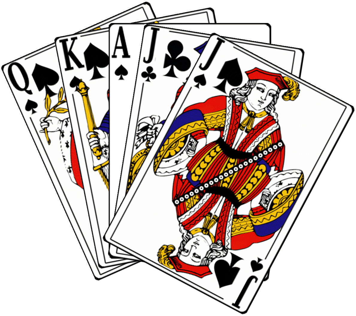 Better learn quick euchre cards clipart vector