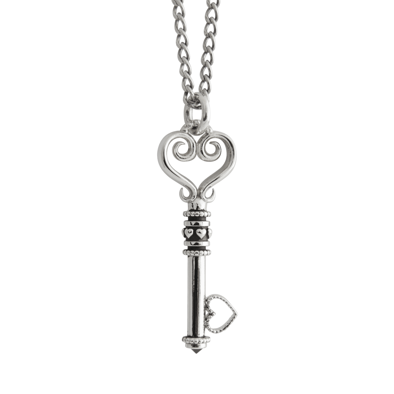 Chain heart key pendant clipart free