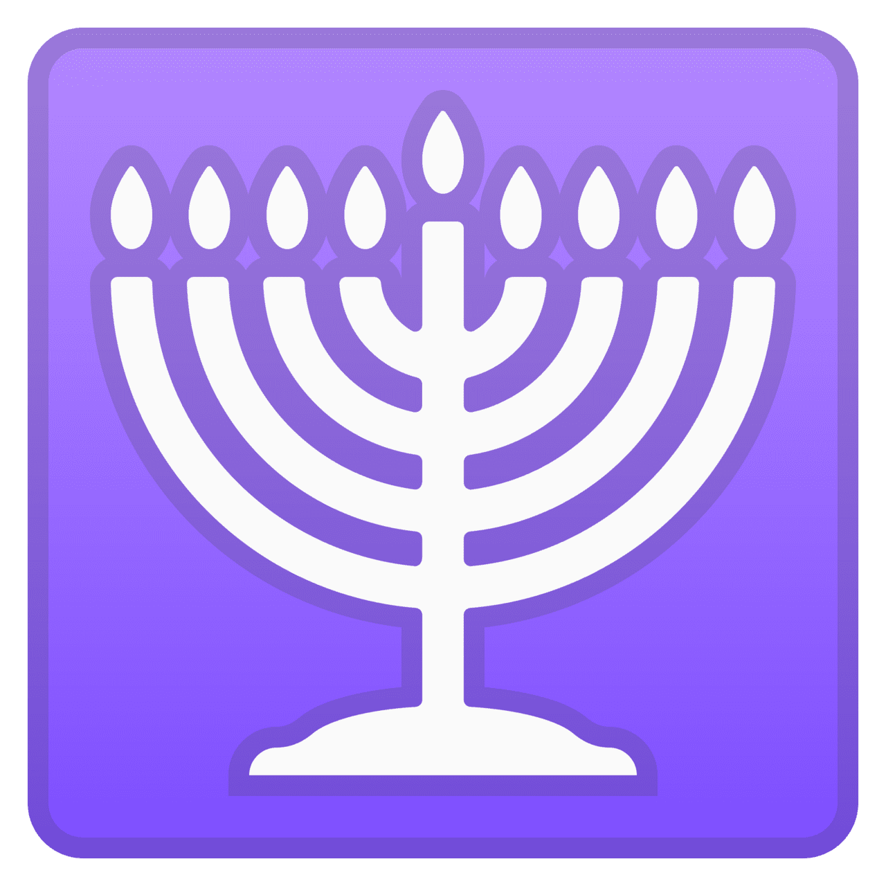 Hanukkah noto emoji pie clipart free