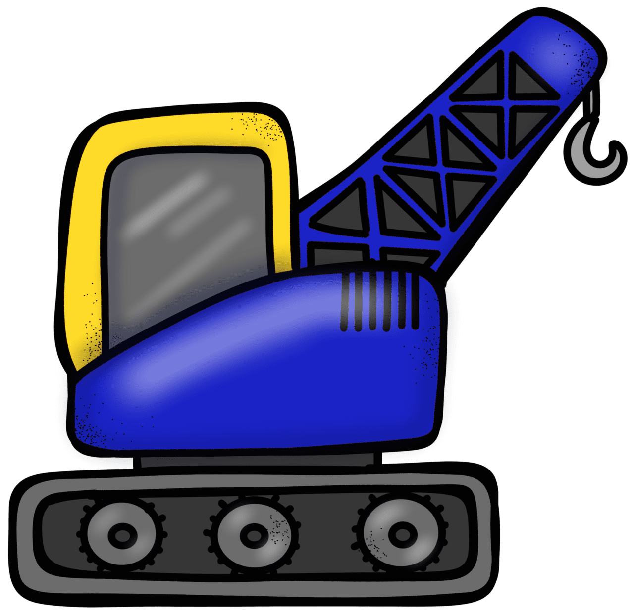 Excavator pin page clipart photo