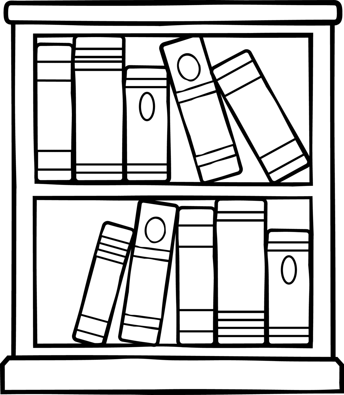 Bookshelf nya ocuk kitaplar haftas in fikir kitap okul ncesi clipart transparent