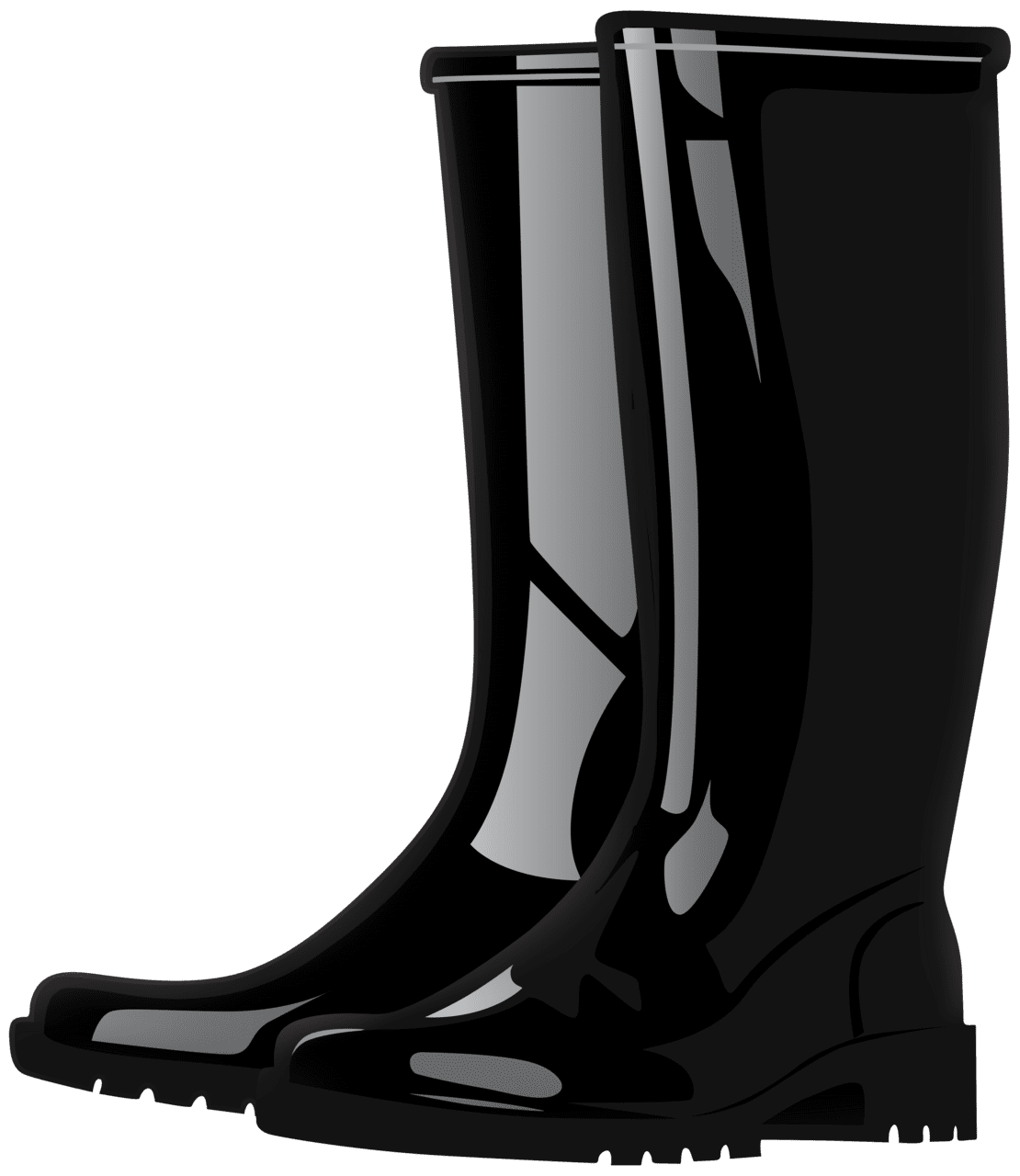 Rubber boot image size clipart 2