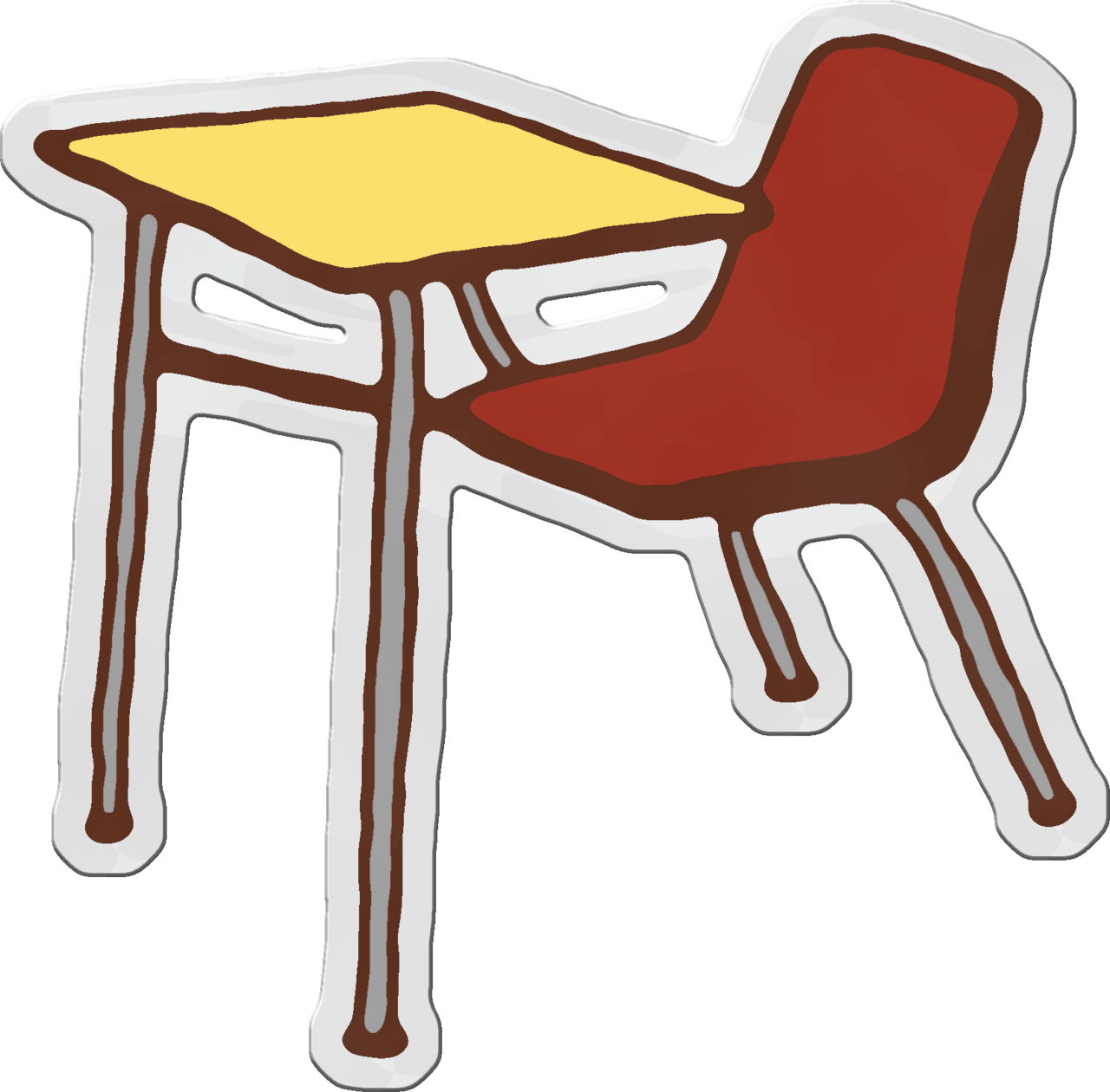 Desk clipart vector