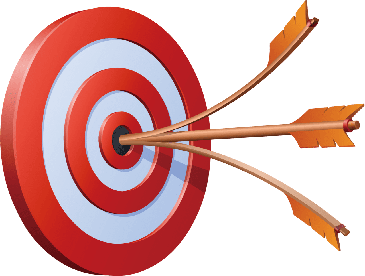 Shooting target bullseye clipart tir arc free