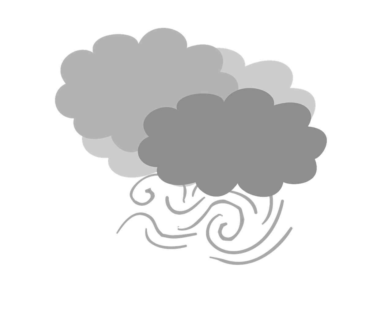 Wind cloudy nature image clipart