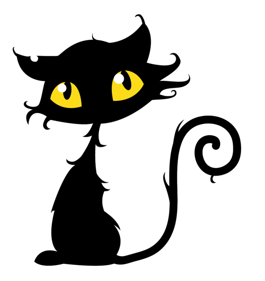 Cat black and white littlepainkiller user pro deviantart clipart background