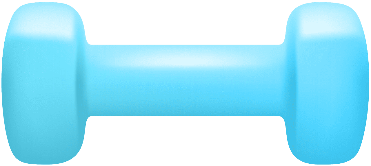 Blue dumbbell clipart image high quality images and