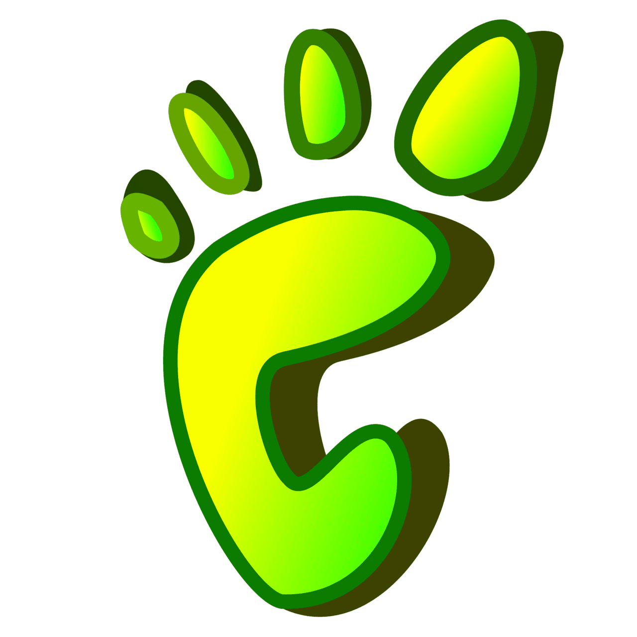 Footprint vector clipart images 5