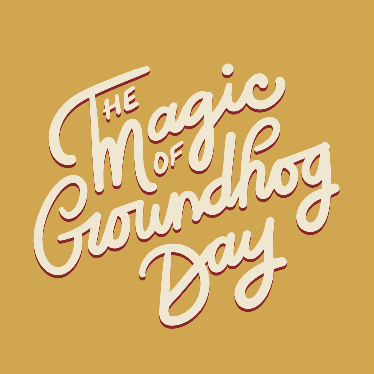 Groundhog day 2024 lettering making department clipart clip art