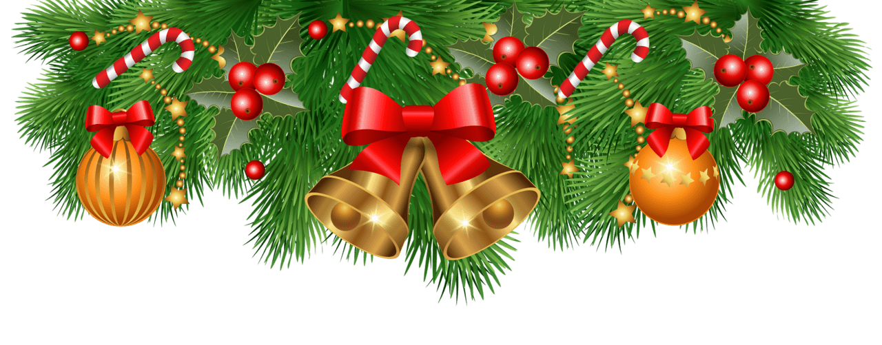 Christmas garland pin page clipart photo 2