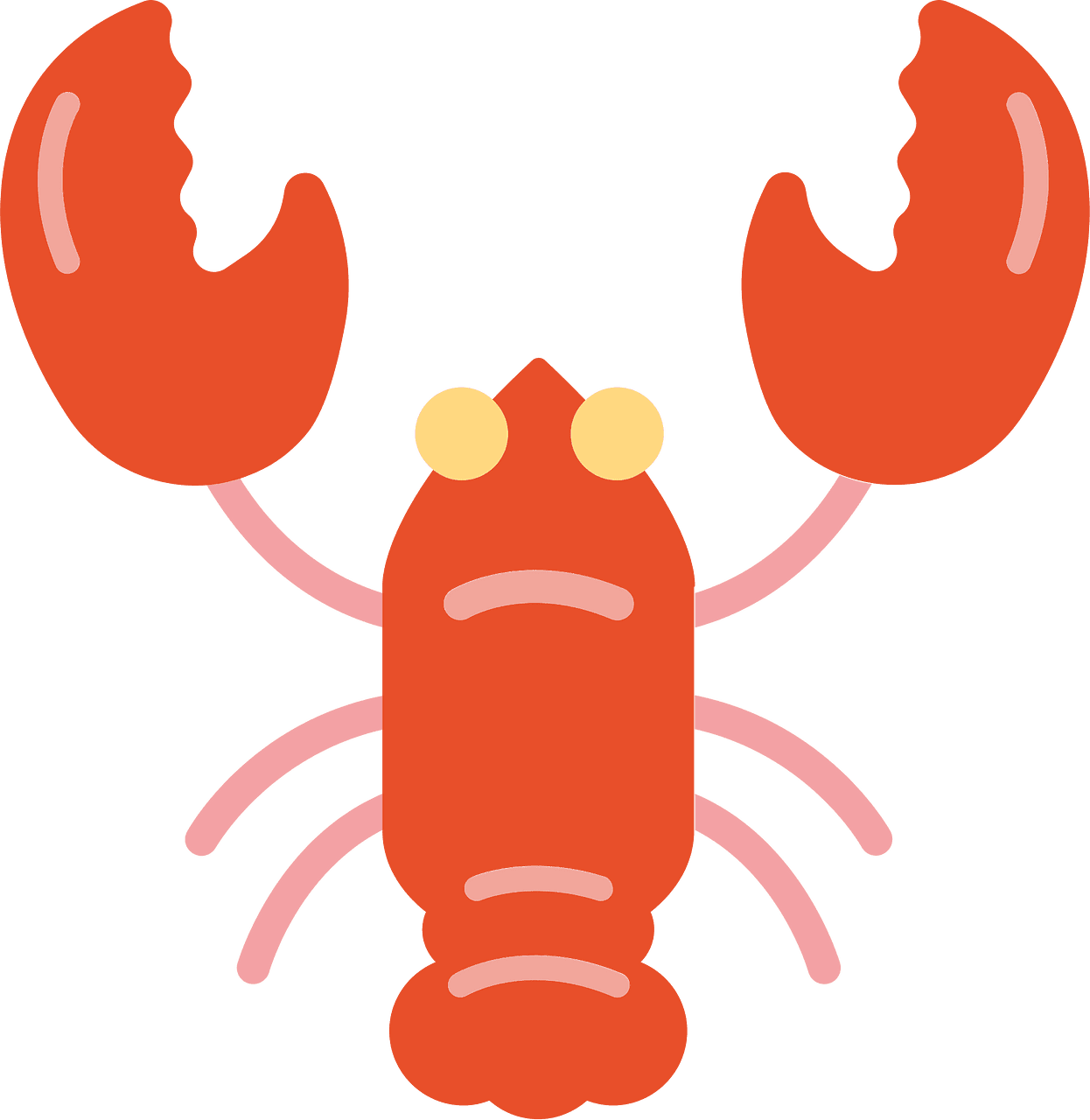 Crawfish vector clipart images 6