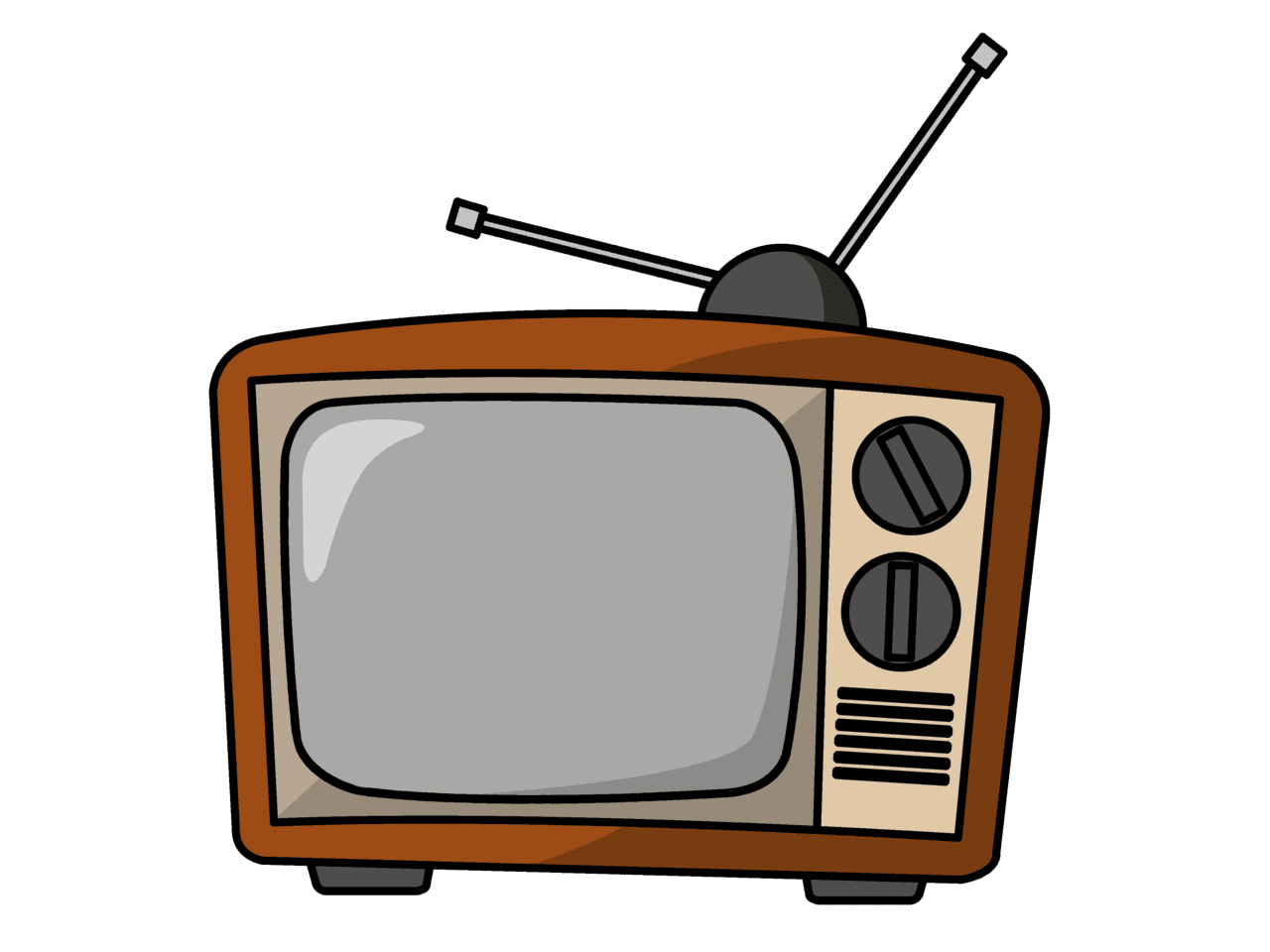 Television tv vector background clipart