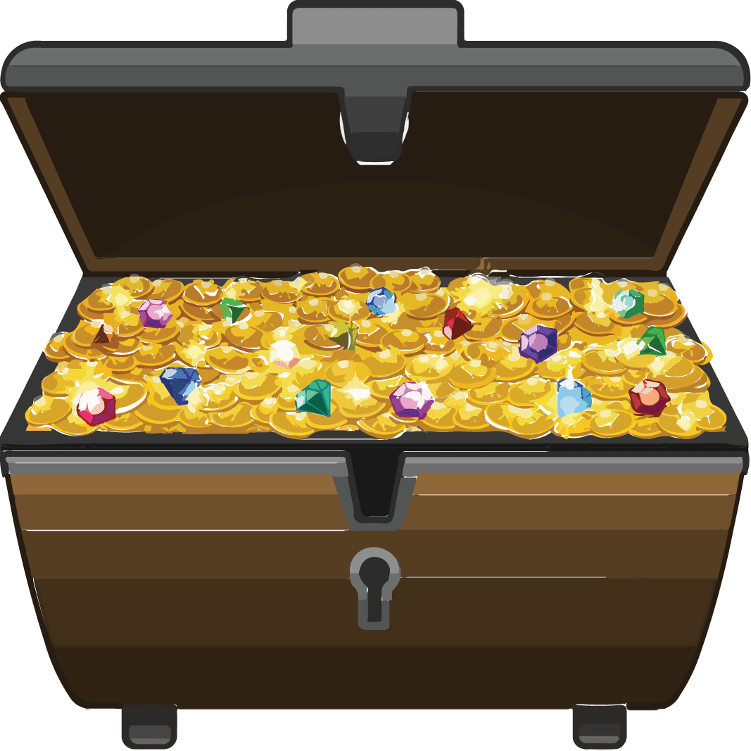 Treasure chest clipart large size image