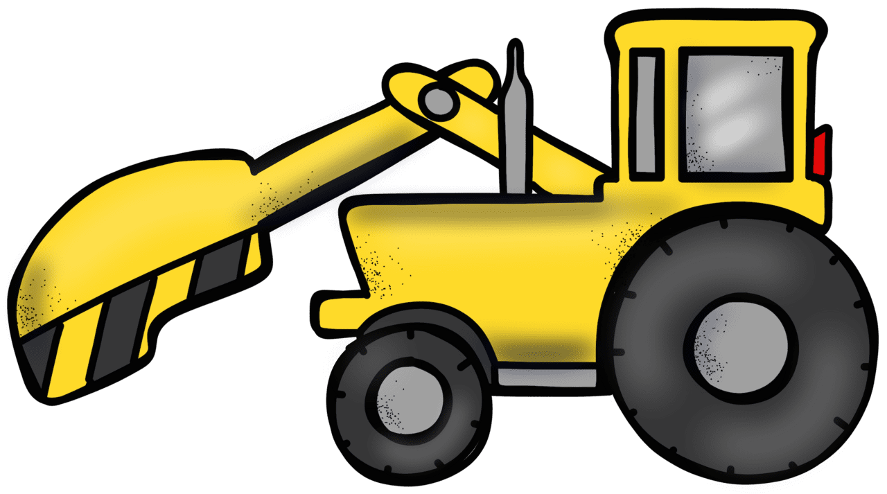 Excavator pin page clipart free