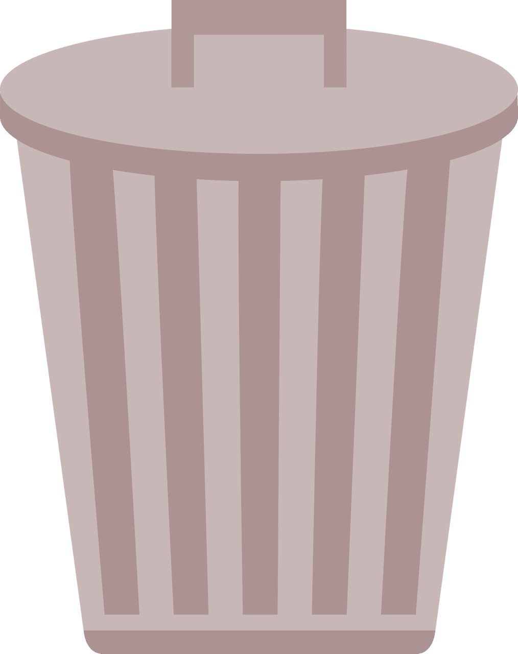 Garbage can trash vector clipart images 4