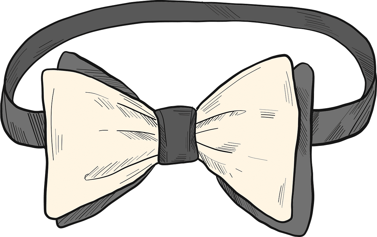 Bow tie vector clipart images 2