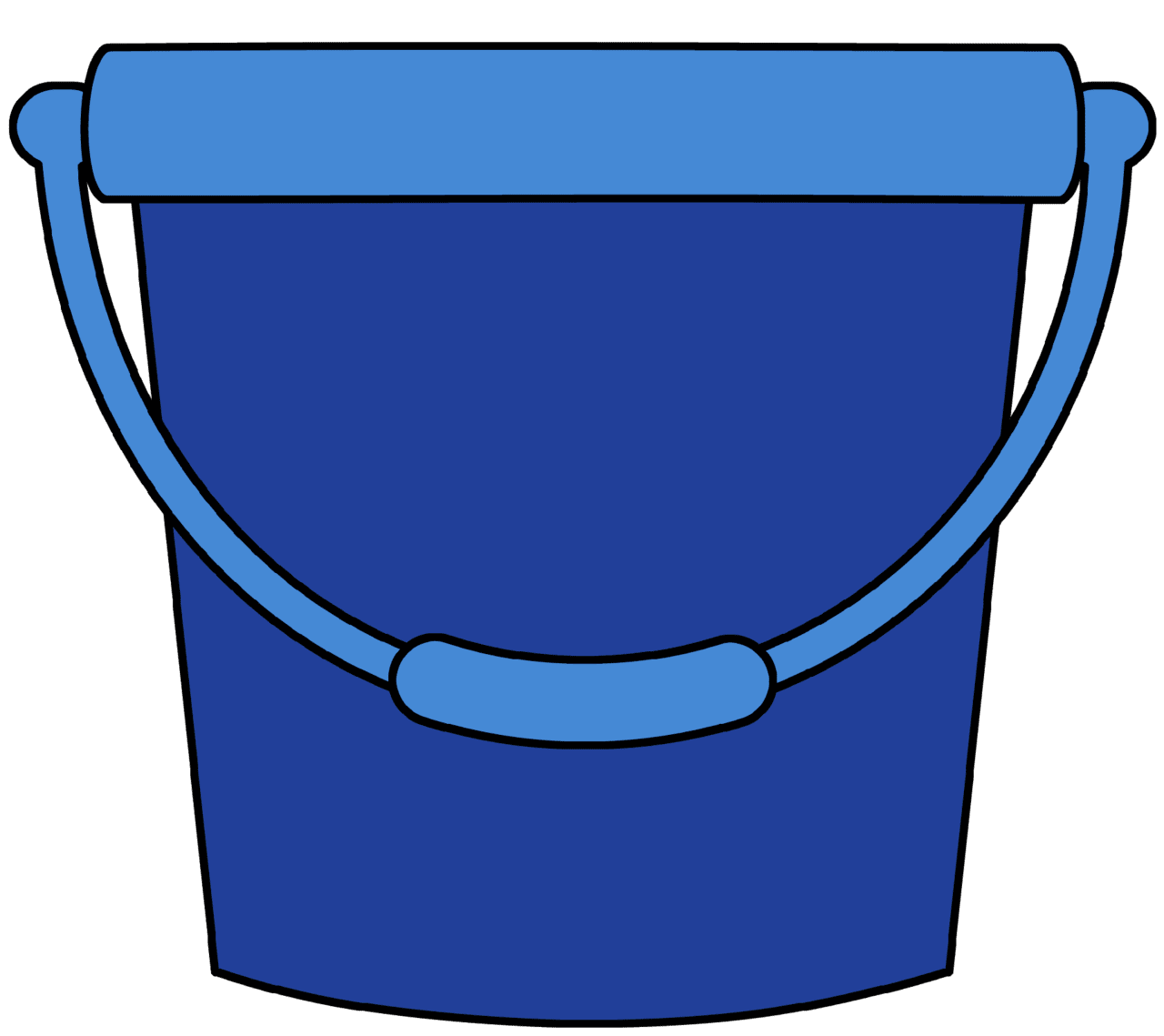 Bucket pin page clipart picture