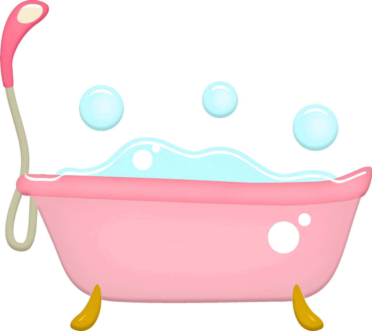 Bathtub vector clipart images 3