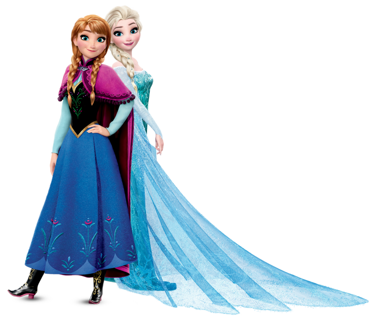 Anna and elsa frozen image clipart