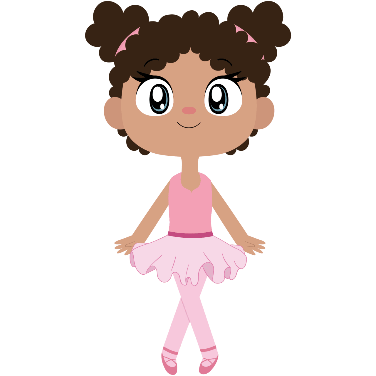 Ballerina page clipart image