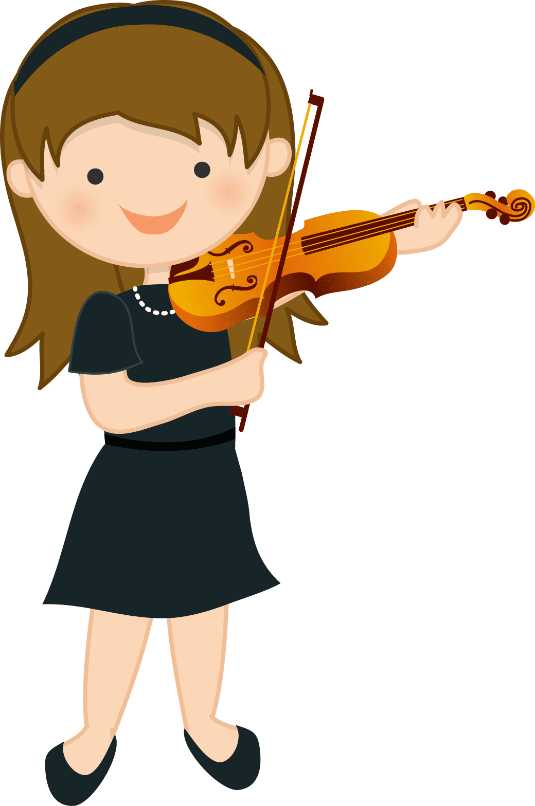 Violin pin page clipart background 2