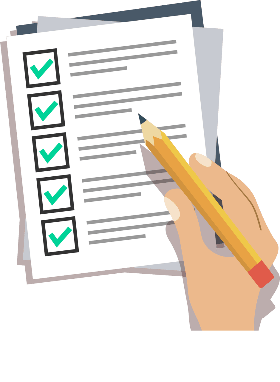 Checklist pin page clipart picture