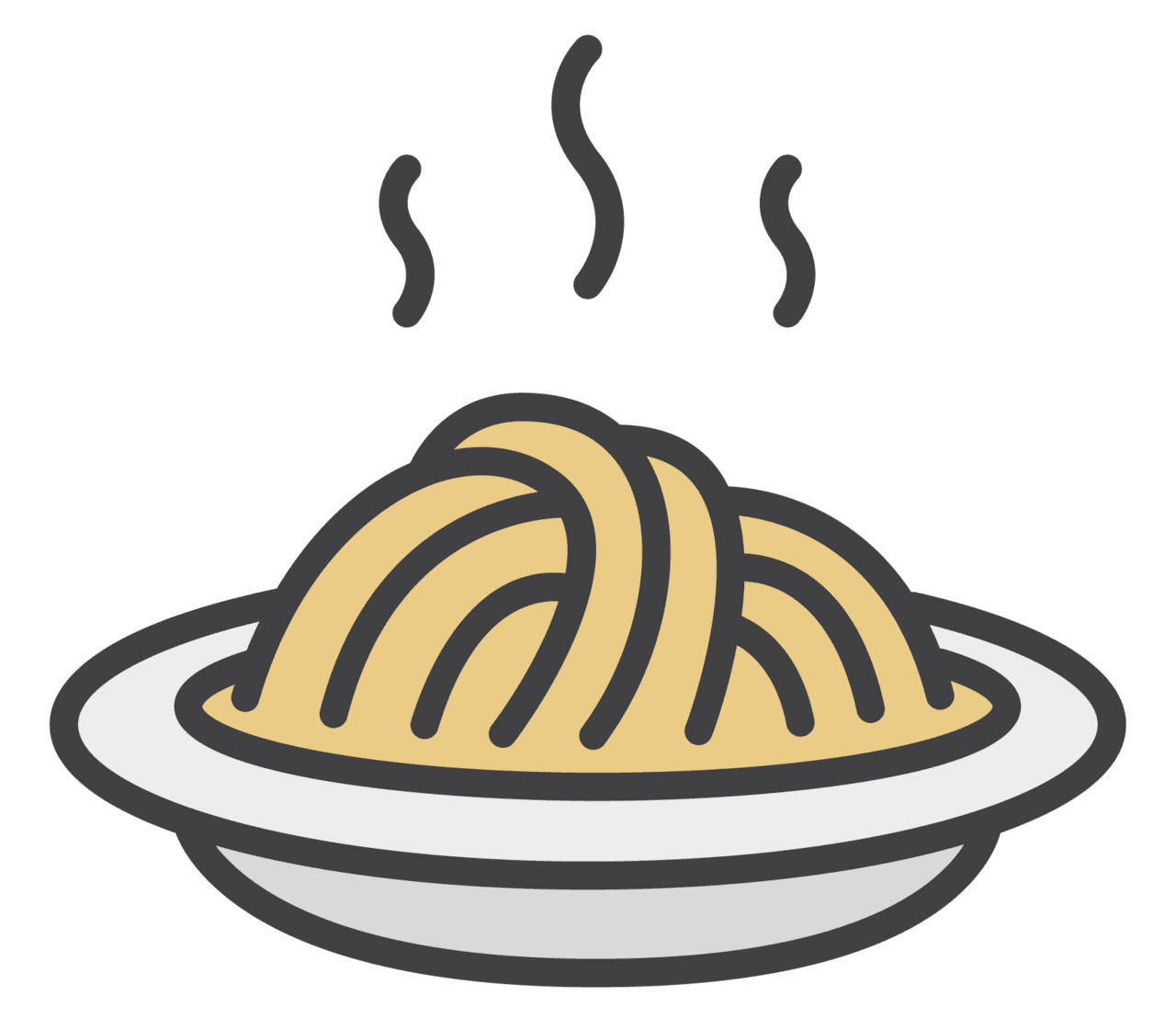 Spaghetti image size clipart