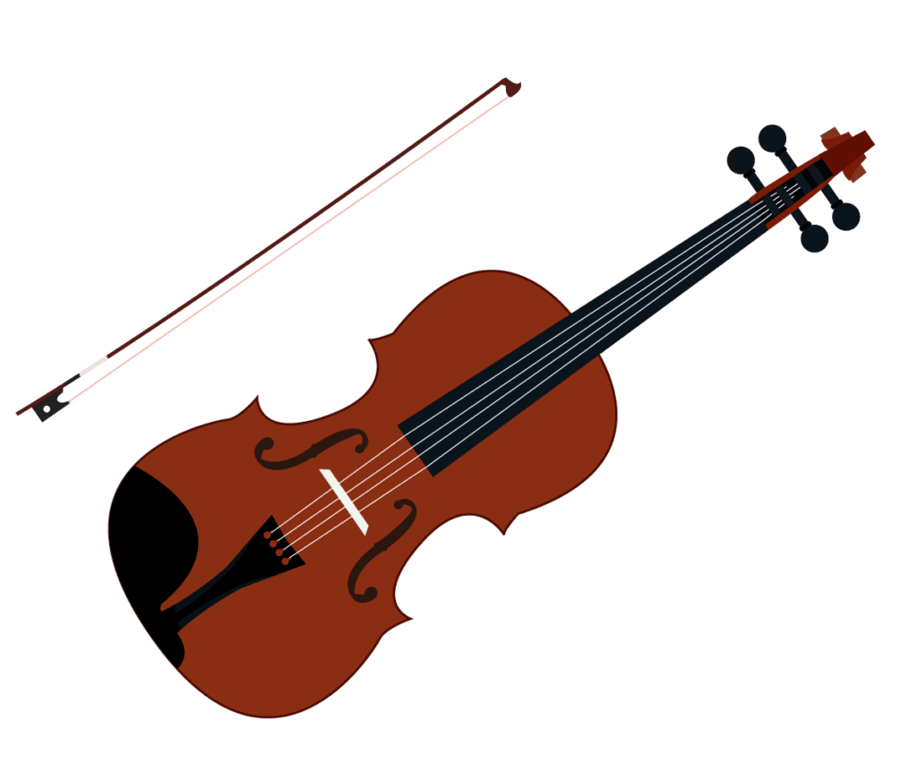 Violin ai clipart background