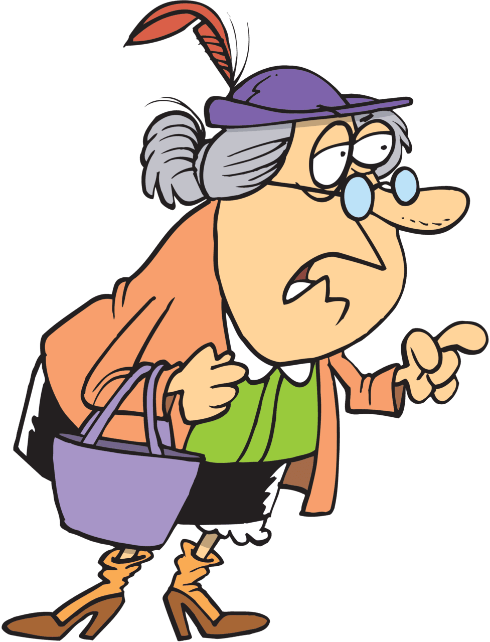 Grandma what your top ten won list clipart image