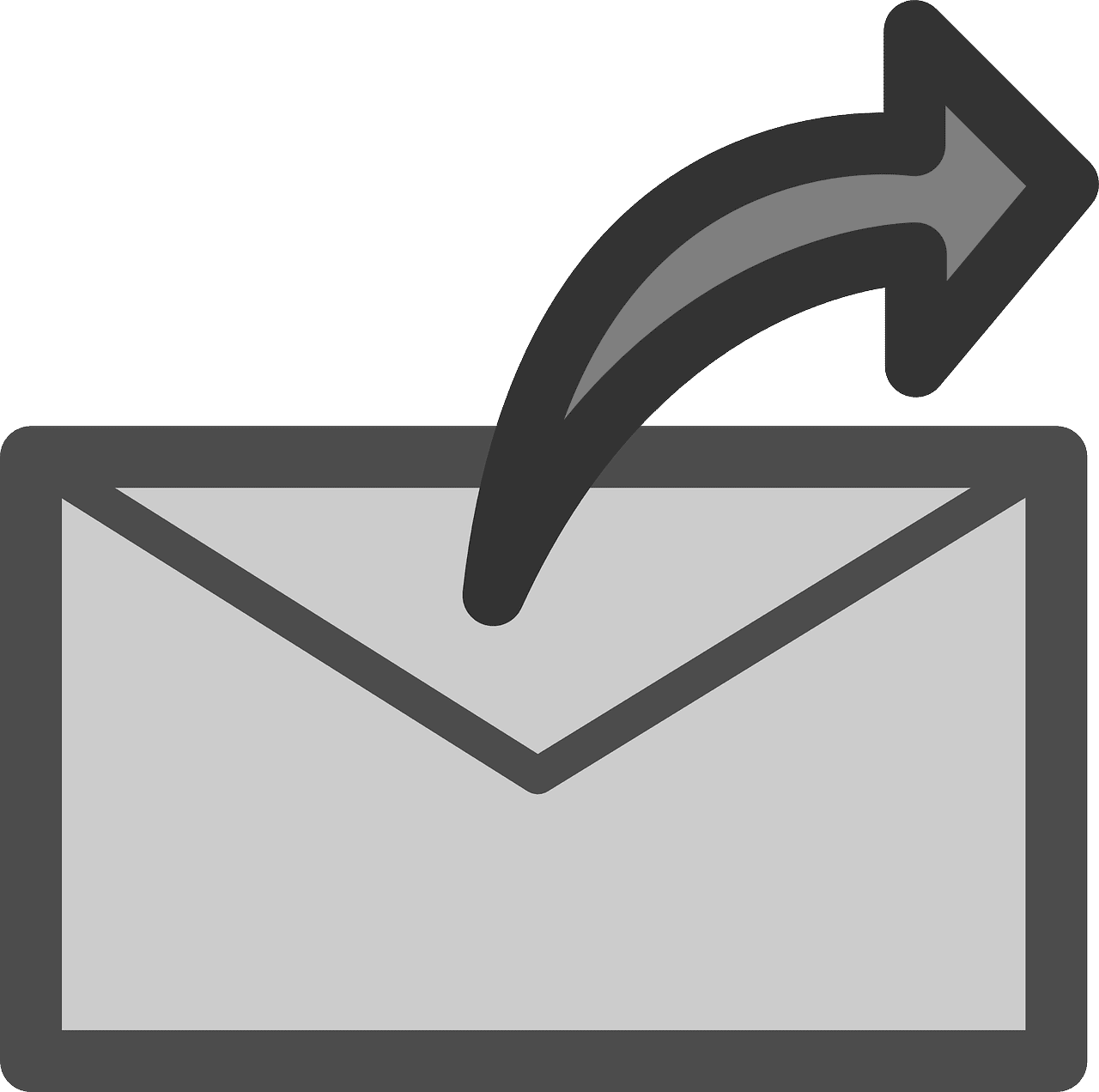 Email mail send munication vector graphic clipart