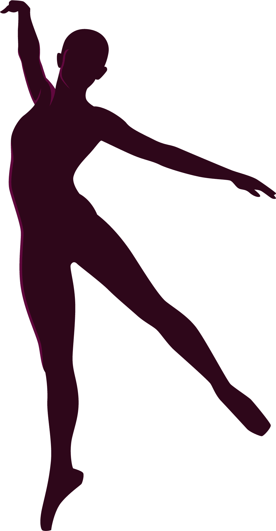 Ballerina ballet feet dance doll clipart vector