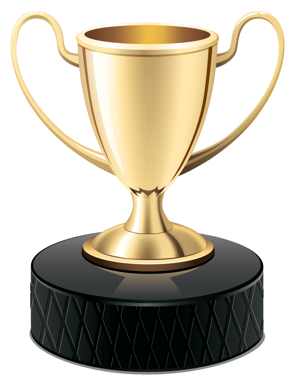 Award golden cup trophy clipart logo