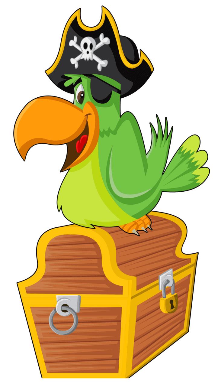 Treasure chest pin page clipart clip art 5