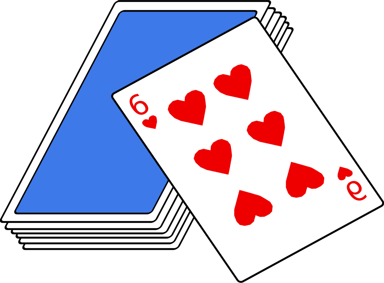 Deck of cards playing vector clipart images